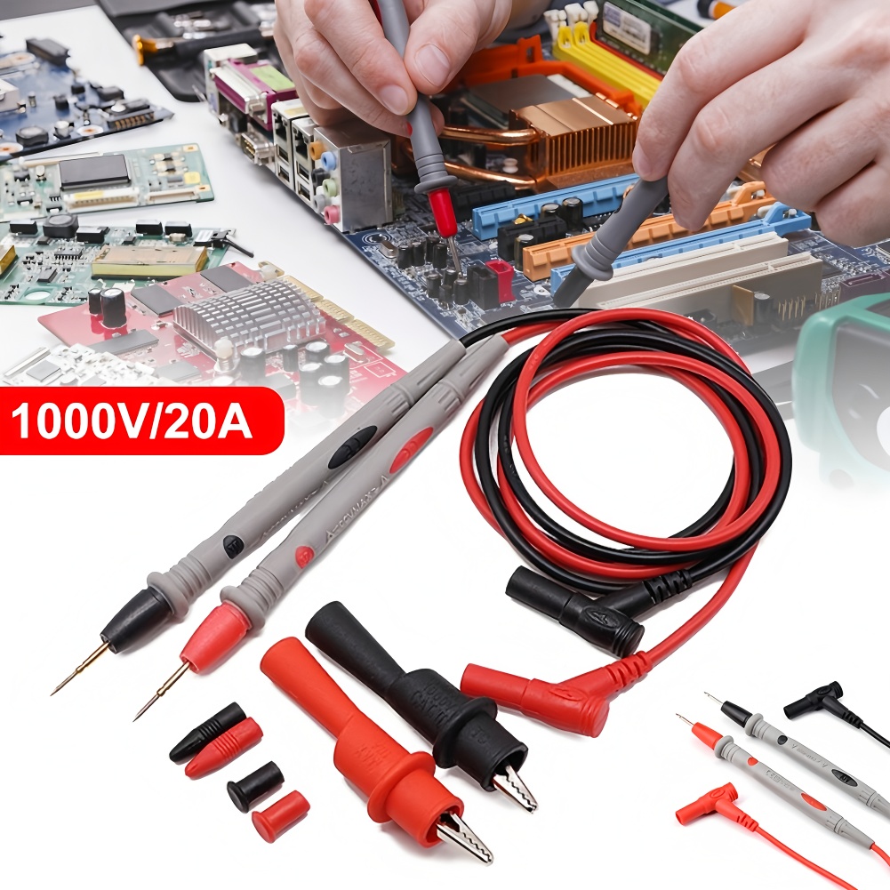 Tools For Electronic Workshop - 1 Pasang Kabel Uji Multimeter Tahan