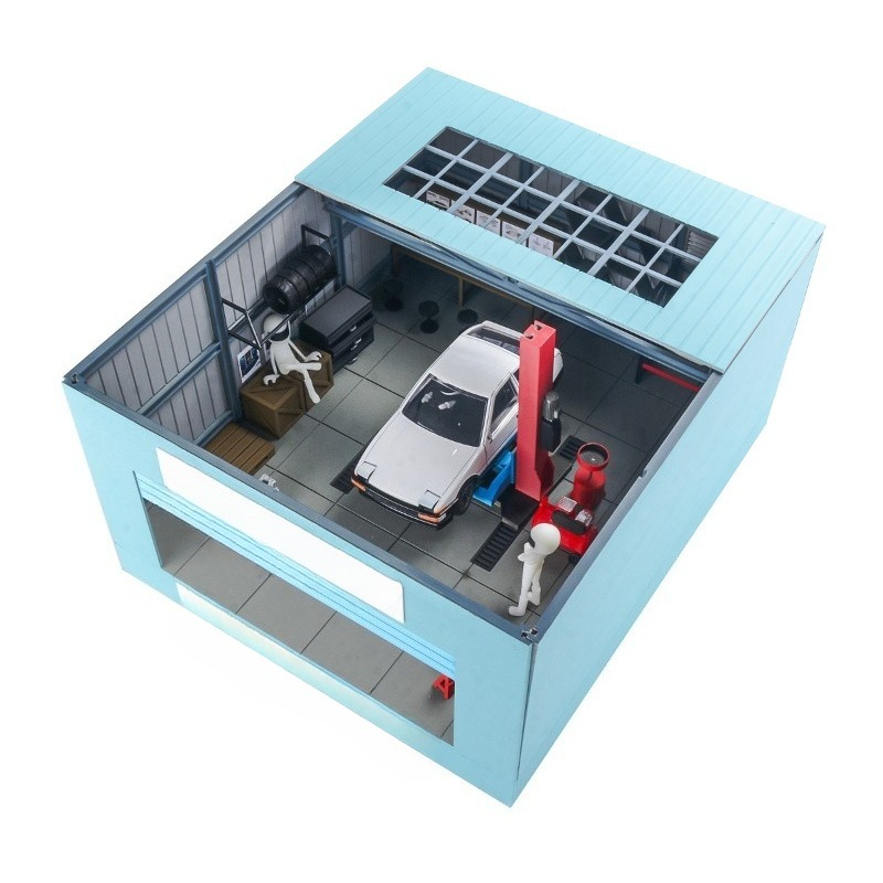 Workshop Tools 3D Model - Simulasi mobil remote control bengkel mini