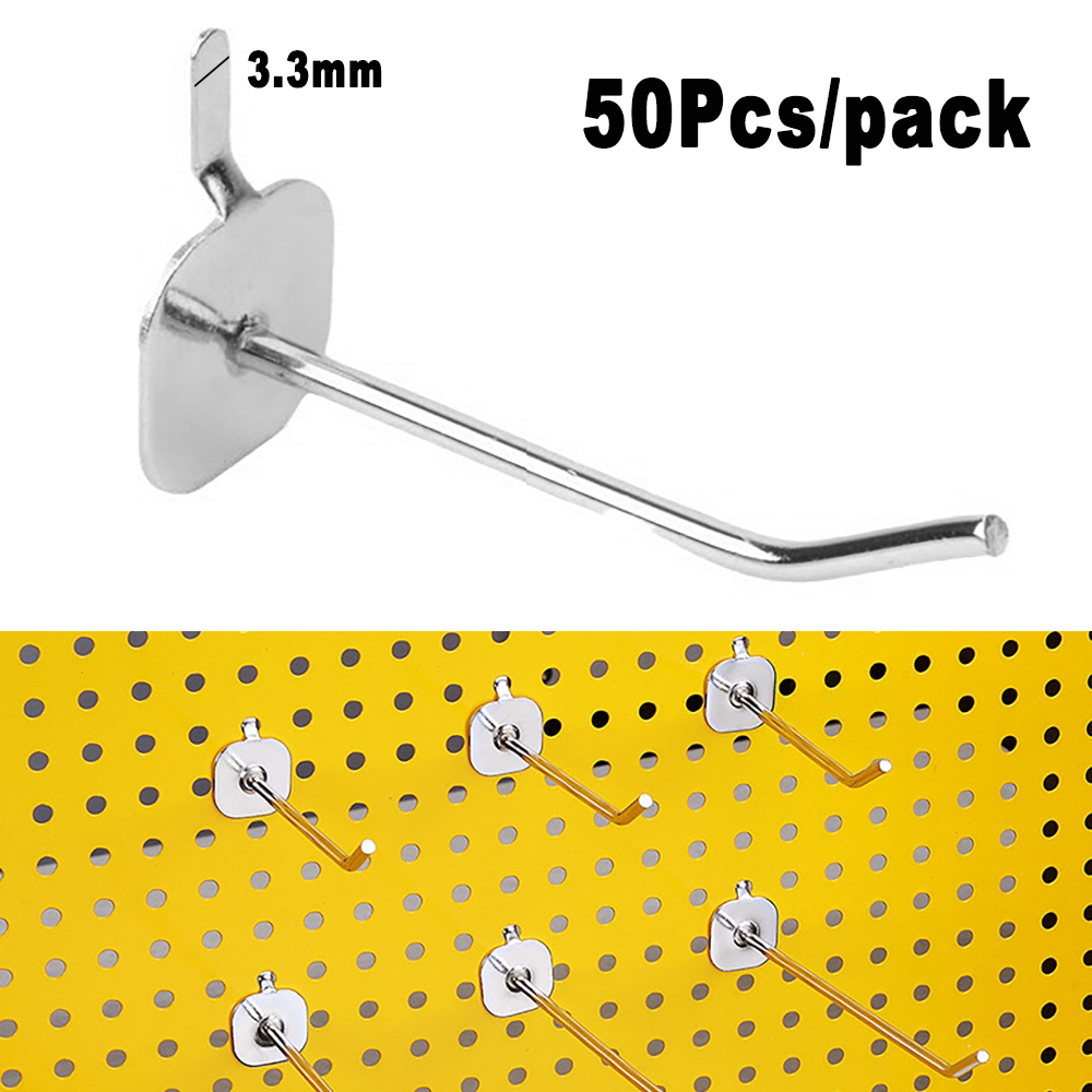 Workshop Tools.Hanging Board - 50Pcs Pengait Papan Pegboard Baja Karbon