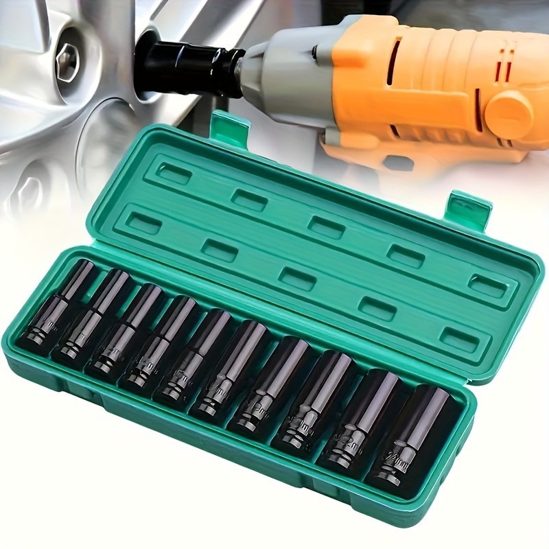 Tools For Motorcycle Workshop - Set Soket Drive 8–24Mm 1/2 Inci