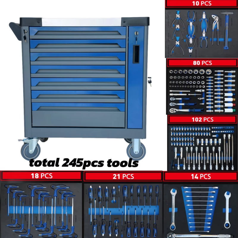 Tools For Garage Workshop - Lemari Perkakas Bengkel Baja Beroda 7