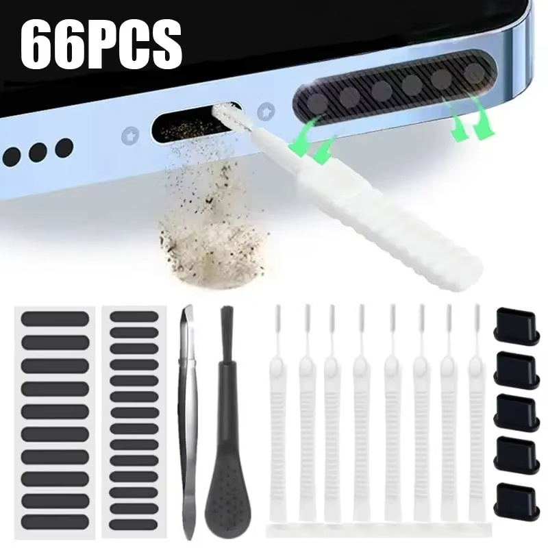 Tools Xiaomi - 66 Buah Kit Pembersih Port Pengisi