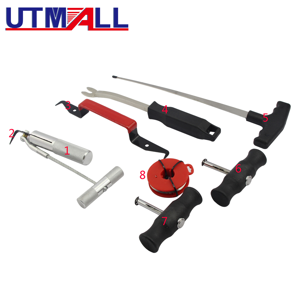 Car Workshop Tools Kit - 7pcs Kit Pengganti Kaca Depan Mobil