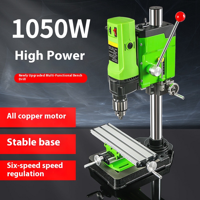 Mesin Bor Duduk Mini 480W Kece - Drill Press Bench ulasan dan harga