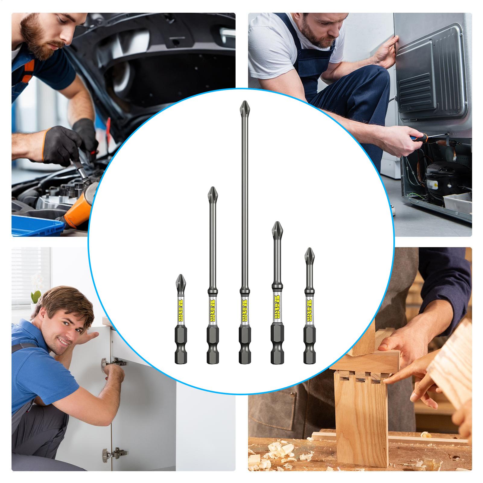 Set Mata Bor Obeng 5 Buah, Set - Tools For Garage Workshop ulasan dan harga