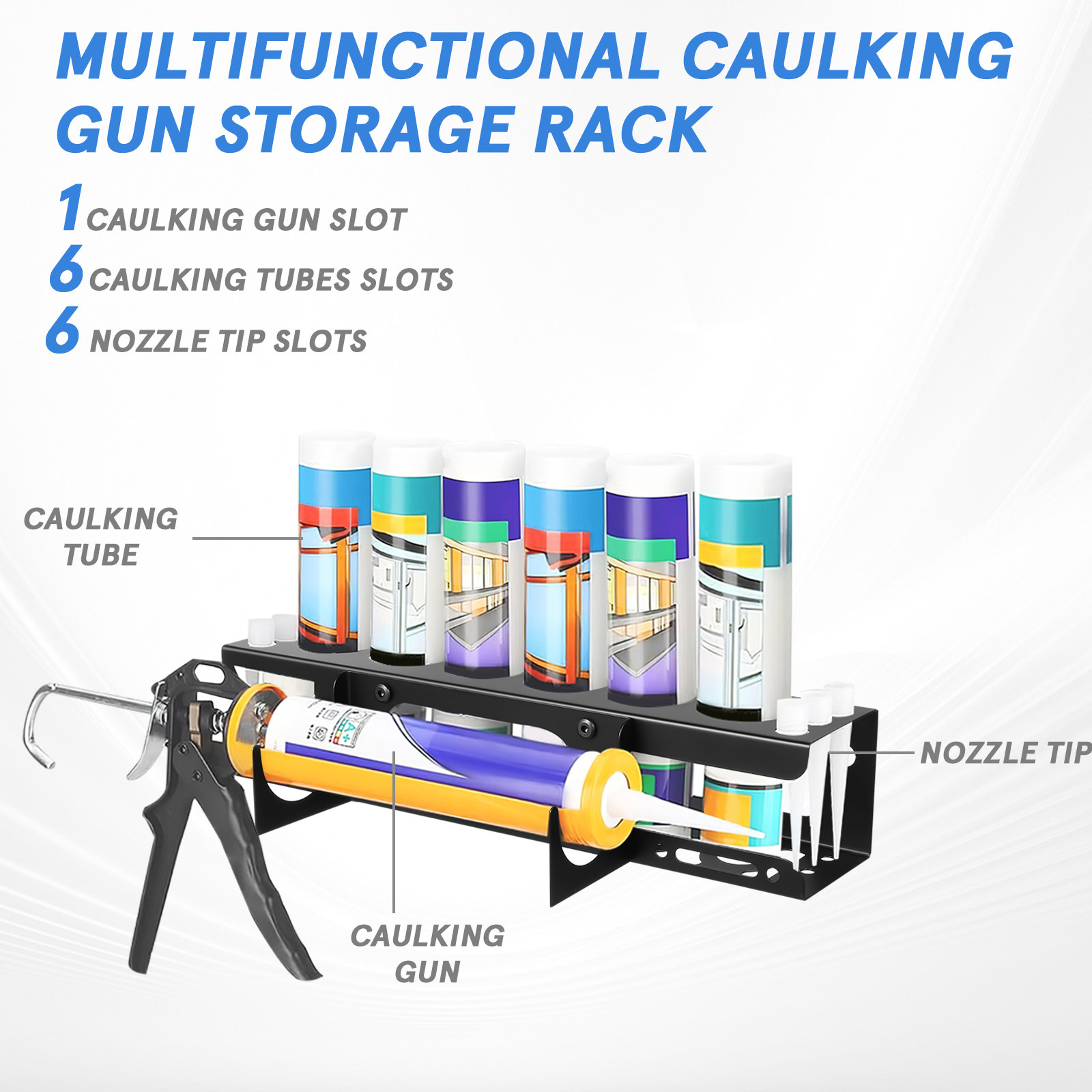 Rak Penyimpanan Tabung Caulkin - Workshop Tools Organizer ulasan dan harga
