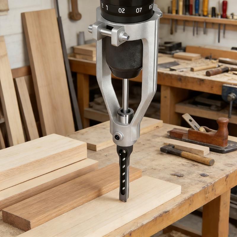 Panduan Bor Lubang Persegi Pre - Drill Press Bench ulasan dan harga