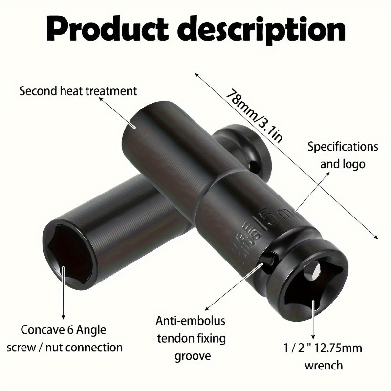 Set Soket Drive 8–24Mm 1/2 Inc - Tools For Motorcycle Workshop ulasan dan harga