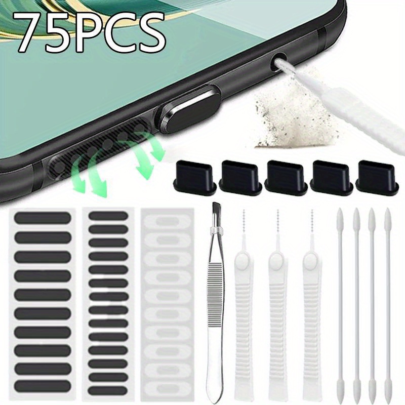 75pcs Kit Pembersih Port Pengi - Tools Xiaomi ulasan dan harga