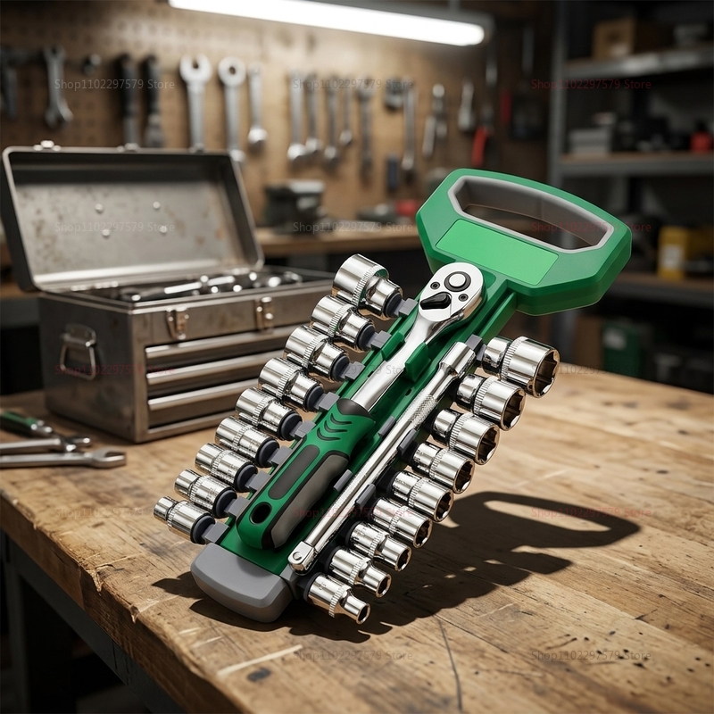 Set Soket Ratchet 1/4 3/8 Inci - Car Workshop Tools Kit ulasan dan harga