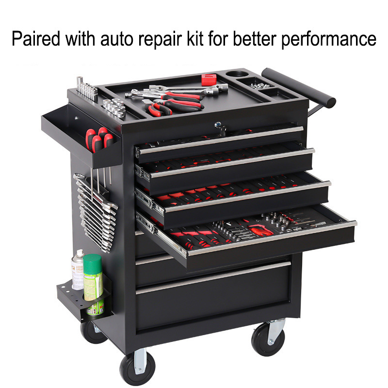 Troli Kotak Perkakas 5 Laci Mu - Car Workshop Tools Kit ulasan dan harga