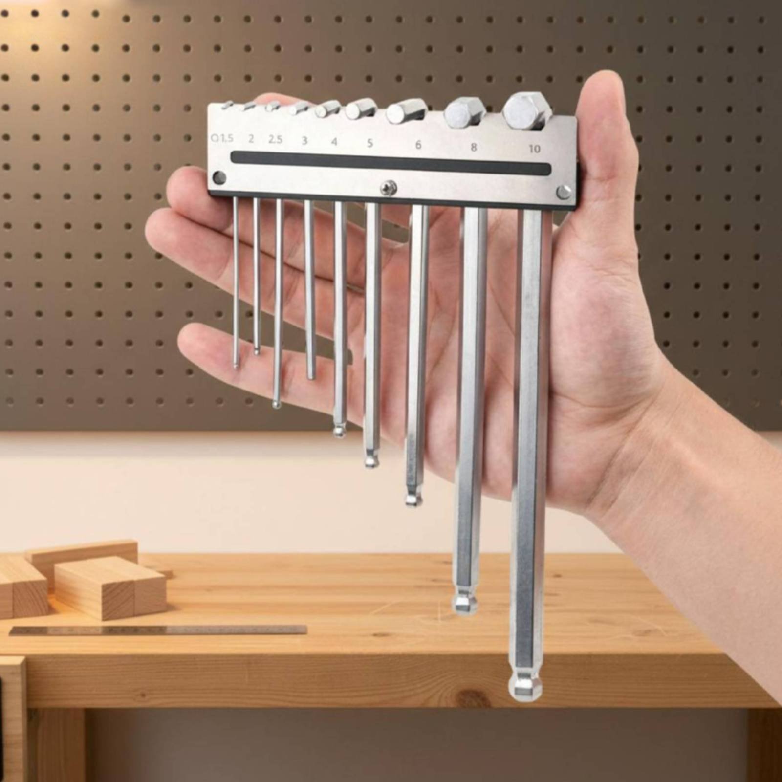 Rak Kunci Hex Gantung Dinding  - Tools In Metal Workshop ulasan dan harga