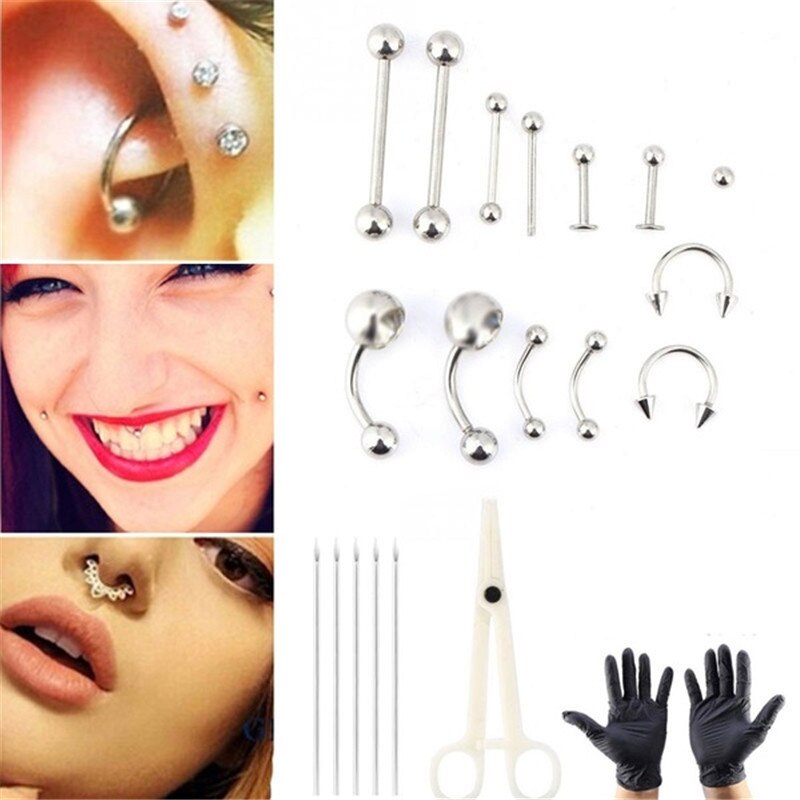 1set Kit klip tindik badan sek - Tools Jewelry Making ulasan dan harga