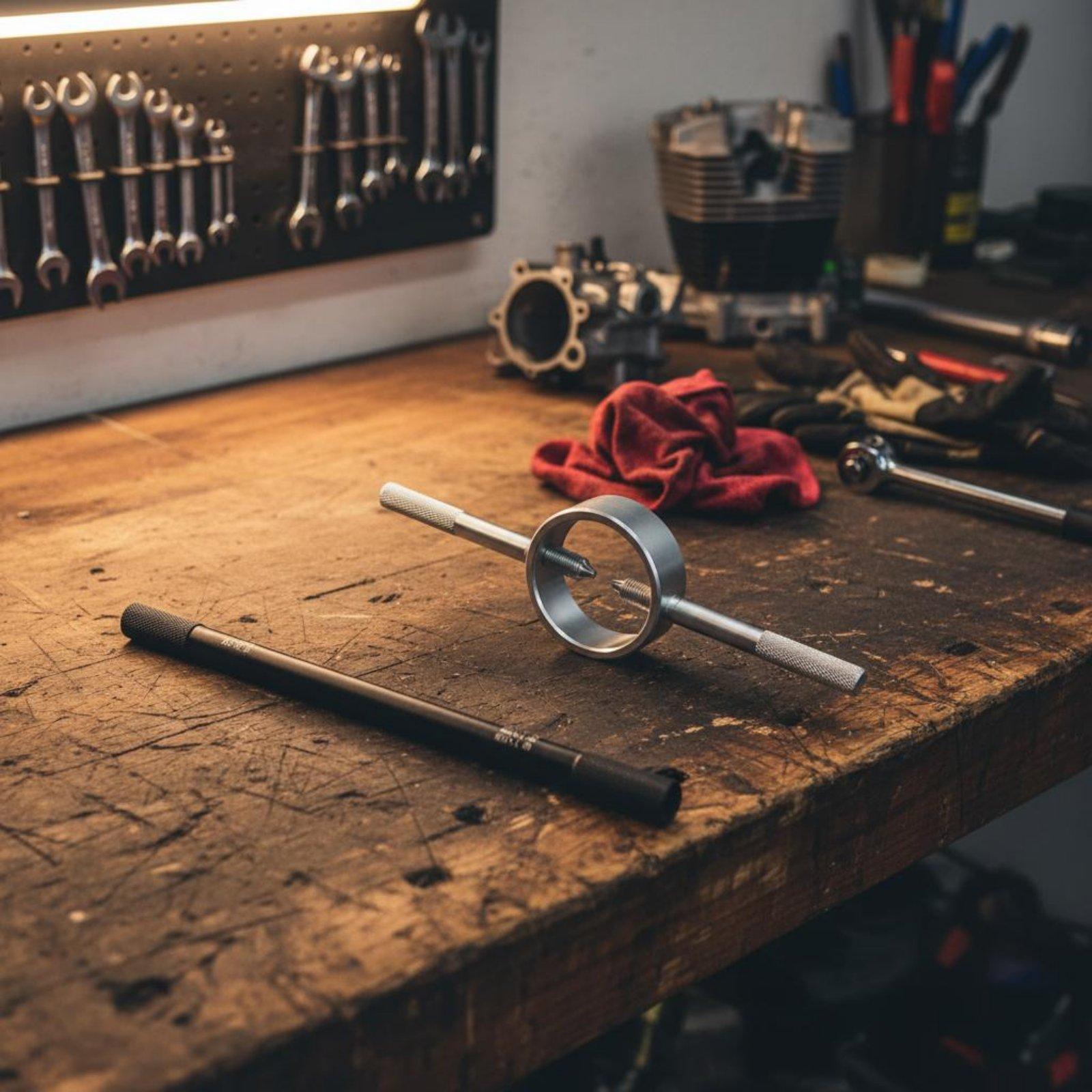 Alat Kompresor Pegas Katup Alu - Tools For Motorcycle Workshop ulasan dan harga