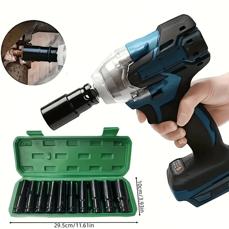 10Pcs Set Soket Impact Metrik  - Car Workshop Tools Kit ulasan dan harga