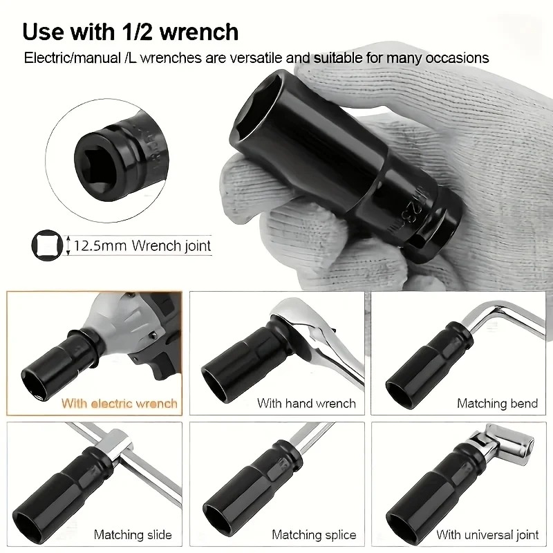 10Pcs Set Soket Impact Metrik  - Car Workshop Tools Kit ulasan dan harga