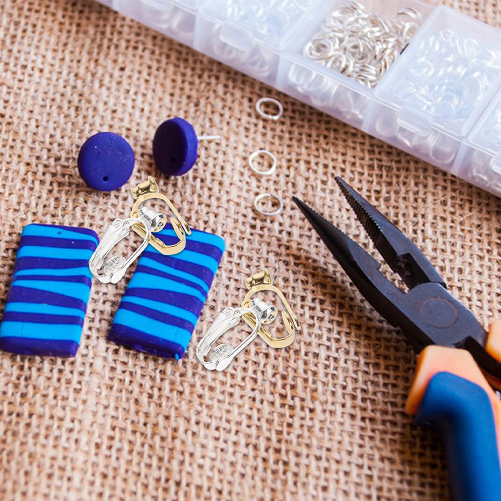 40Pcs Konverter Klip Anting Ta - Tools Jewelry Making ulasan dan harga